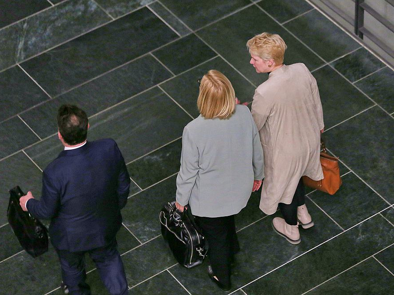 Hubertus Heil, Anke Rehlinger, Manuela Schwesig, am 03.03.2025 - Foto: über dts Nachrichtenagentur