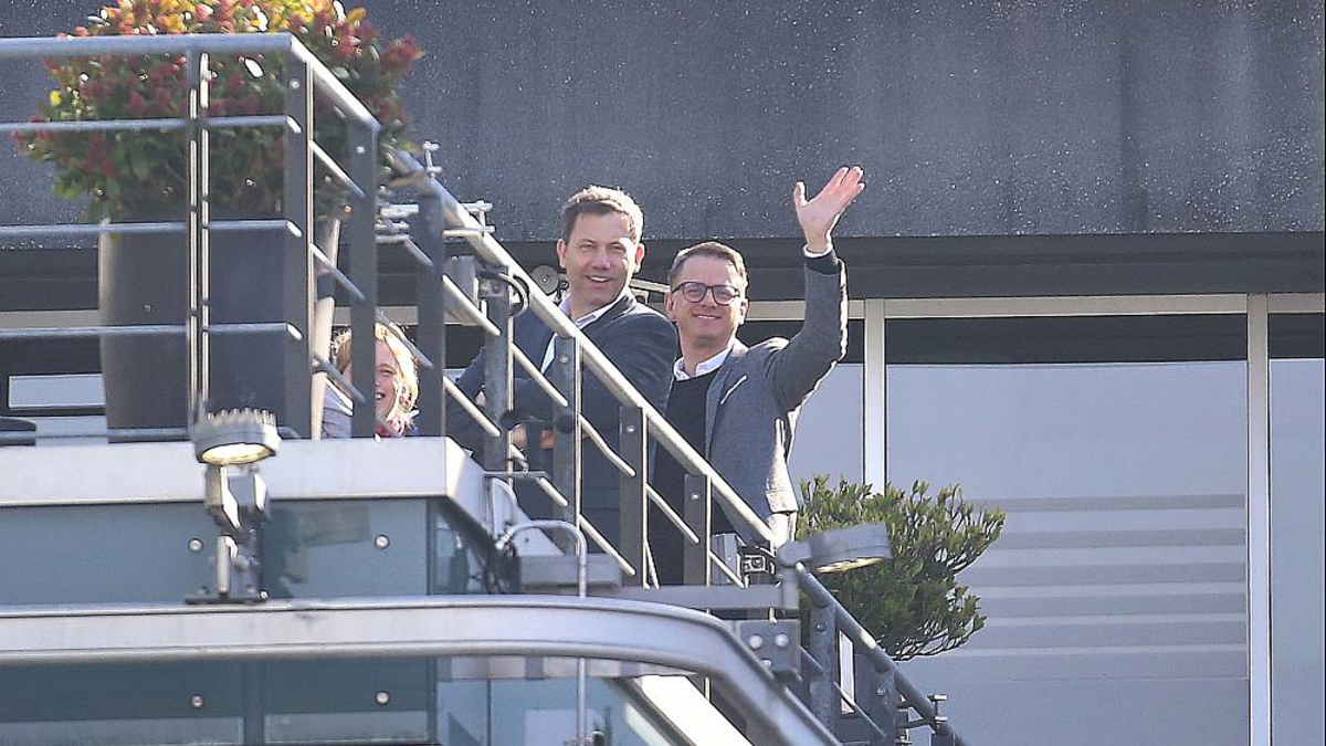 Karin Prien, Lars Klingbeil, Carsten Linnemann am 07.03.2025 - Foto: über dts Nachrichtenagentur