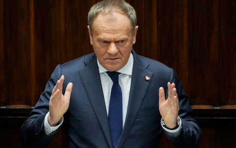 Nach Angaben von Regierungschef Donald Tusk stammen die über Polen abgeschossenen Drohnen aus Russland. (Archivbild) - Foto: Czarek Sokolowski/AP/dpa