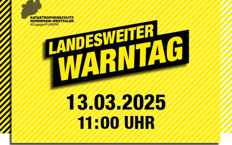 FW-E: Landesweiter Warntag am 13. März - Erprobung verschiedener Warnmittel und -kanäle - Foto: presseportal.de