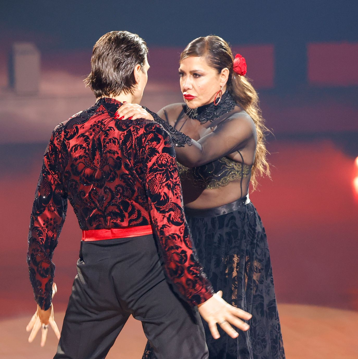 Nur 13 Jurypunkte gab es für Simone Thomalla und Evgeny Vinokurov.  - Foto: Thomas Banneyer/dpa