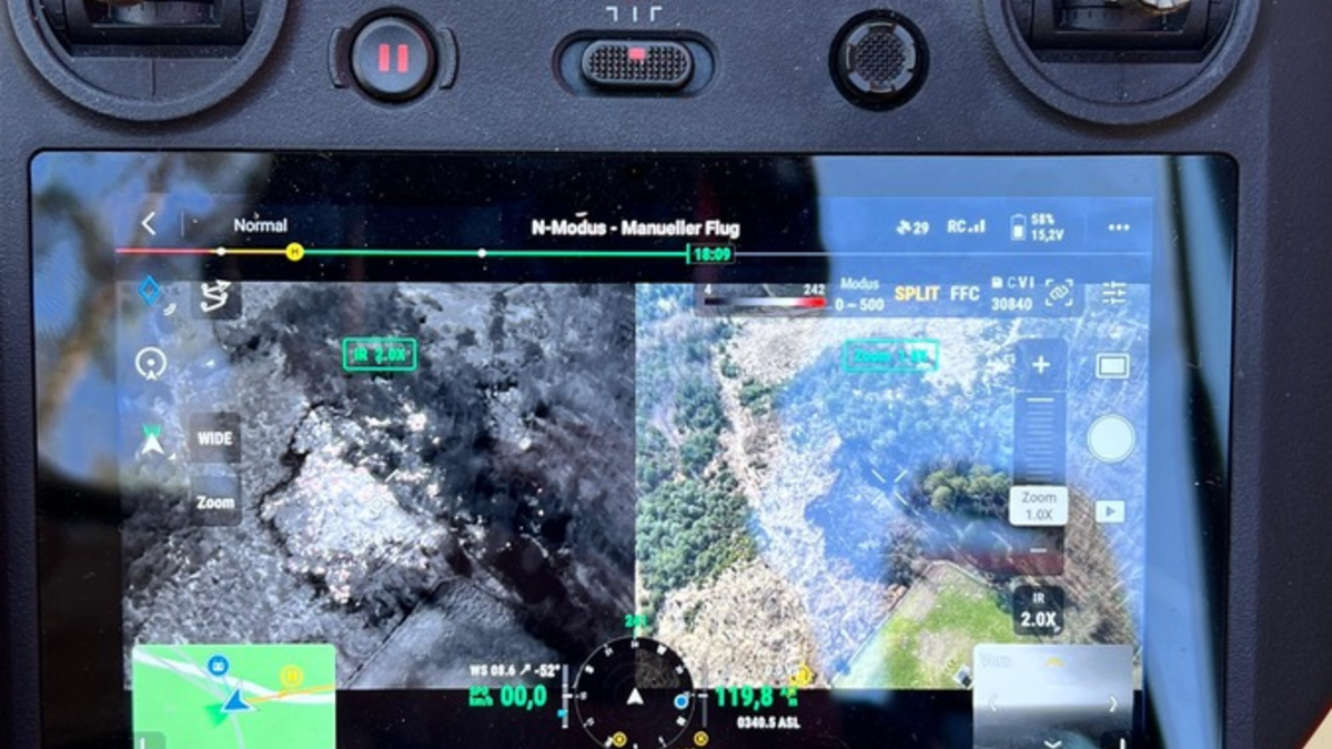 FW-GL: Waldbrand im Königsforst am Tütberg - Foto: presseportal.de