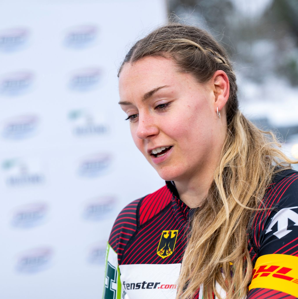 Laura Nolte kam bei der WM im Monobob erneut aufs WM-Podium. - Foto: David Inderlied/dpa