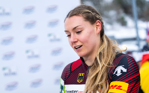Laura Nolte kam bei der WM im Monobob erneut aufs WM-Podium. - Foto: David Inderlied/dpa