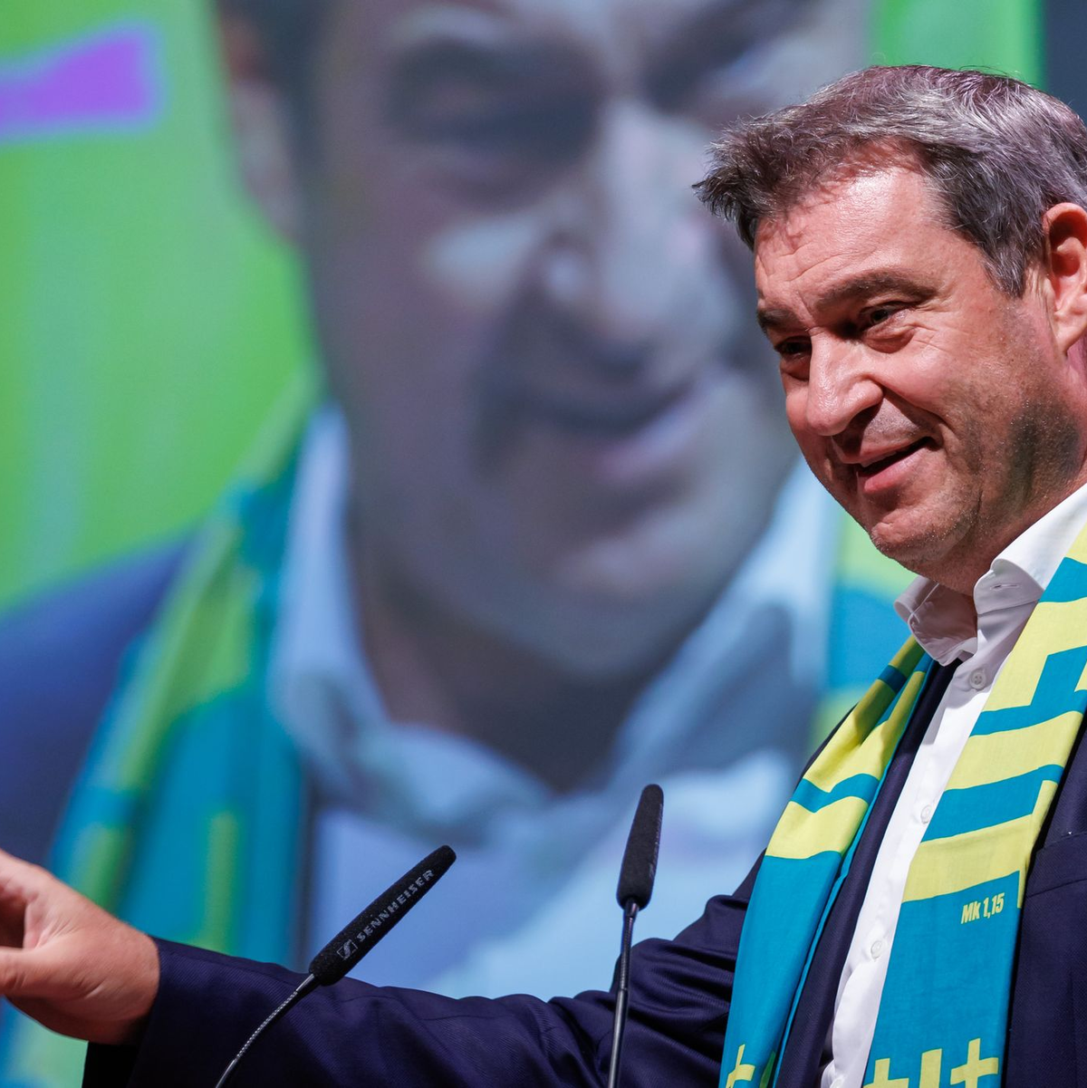 CSU-Chef Markus Söder hat den Kirchen stärkere Zurückhaltung in der Politik empfohlen (Archivbild). - Foto: Daniel Karmann/dpa