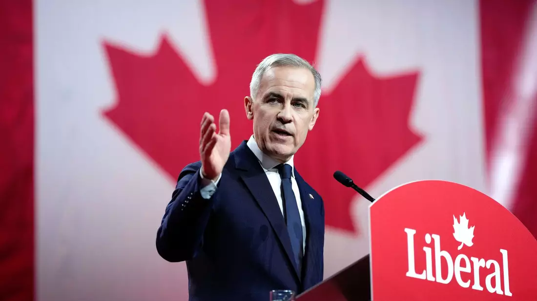 Mark Carney richtete in seiner Siegesrede klare Worte an die Adresse Donald Trumps. - Bild: Justin Tang/The Canadian Press via AP/dpa