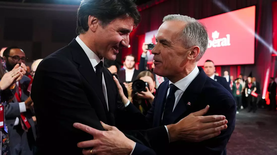 Der Rückzug seines Vorgängers Justin Trudeau ließ Carneys Partei in der Wählergunst steigen. - Bild: Sean Kilpatrick/The Canadian Press via AP/dpa