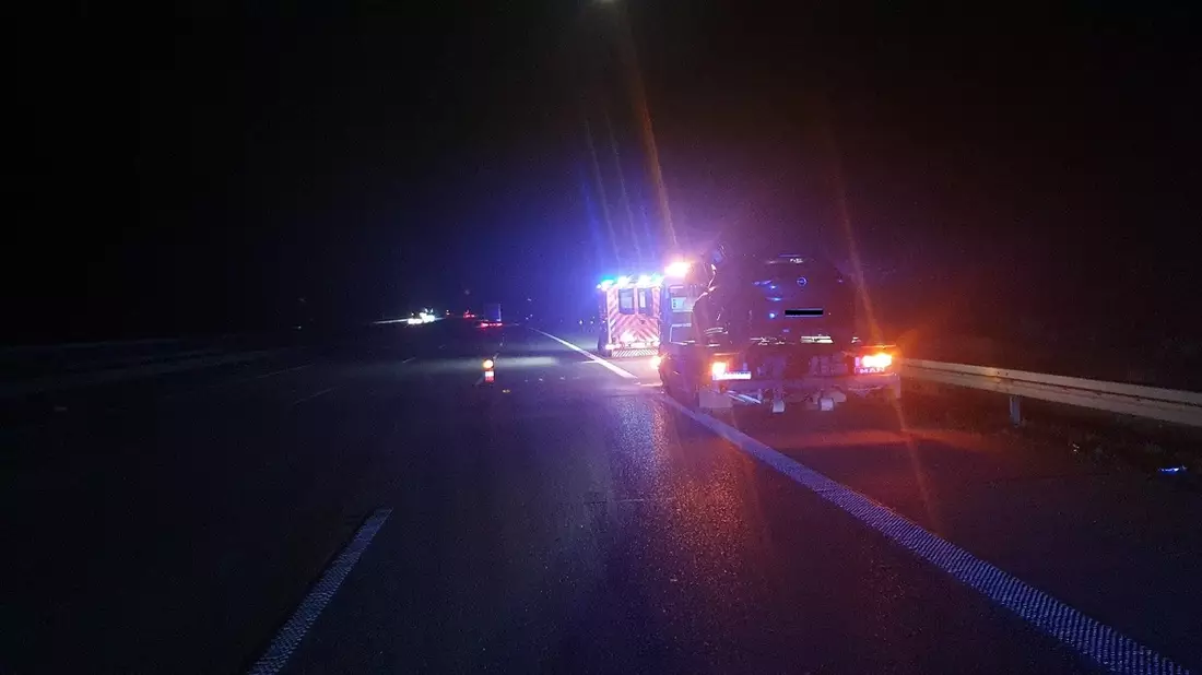 POL-HI: Verkehrsunfall auf der BAB 7 fordert eine verletzte Person - Bild: presseportal.de