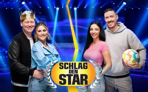 Knossi Lia Mitrou Dilara Kruse Max Kruse Schlag den Star - Foto: Joyn/Steffen Z. Wolff, presseportal.de Knossi Lia Mitrou Dilara Kruse Max Kruse Schlag den Star - Foto: Joyn/Steffen Z. Wolff, presseportal.de