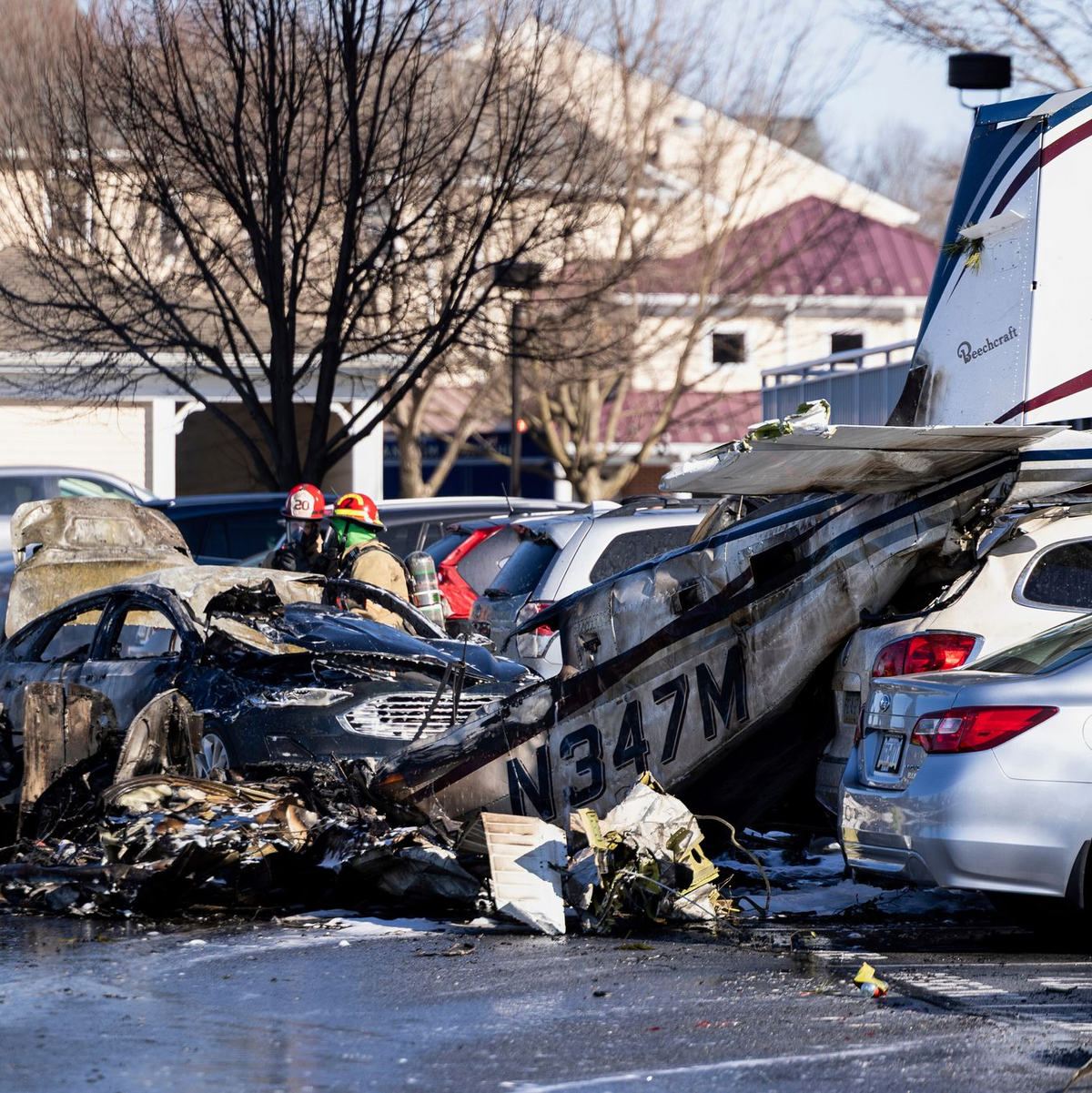 Die Maschine ist wenige Minuten nach dem Start abgestürzt.  - Foto: Logan Gehman/LNP/LancasterOnline via AP/dpa