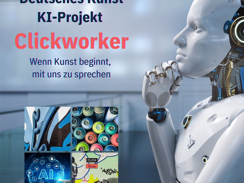 Deutsches Kunst-KI-Projekt Clickworker - wenn Kunst beginnt, mit uns zu sprechen - Foto: presseportal.de