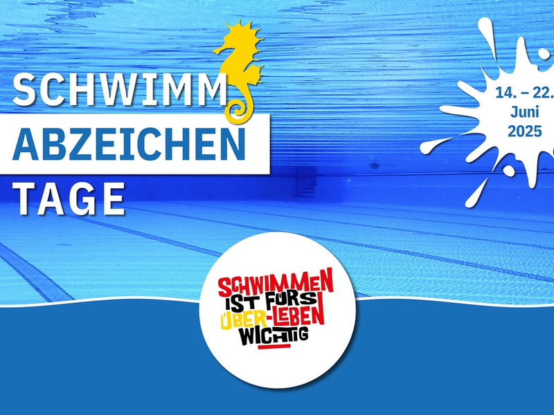 Startschuss für die Schwimmabzeichentage 2025: Hunderte Bäder sollen im Juni zum Schwimm-Check einladen - Foto: presseportal.de