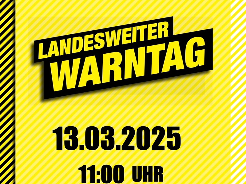 FW Paderborn: Landesweiter Warntag am 13. März 2025 - Foto: presseportal.de