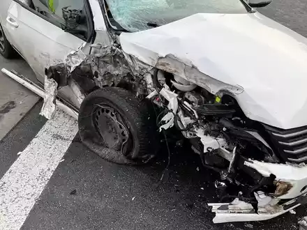 API-TH: Glück im Unglück - Verkehrsunfall auf dem Parkplatz - Foto: presseportal.de