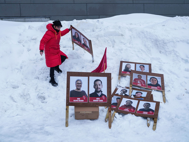Der von der Trump-Debatte bestimmte Wahlkampf auf Grönland ist vorbei, nun wird abgestimmt. (Archivbild) - Foto: Evgeniy Maloletka/AP/dpa