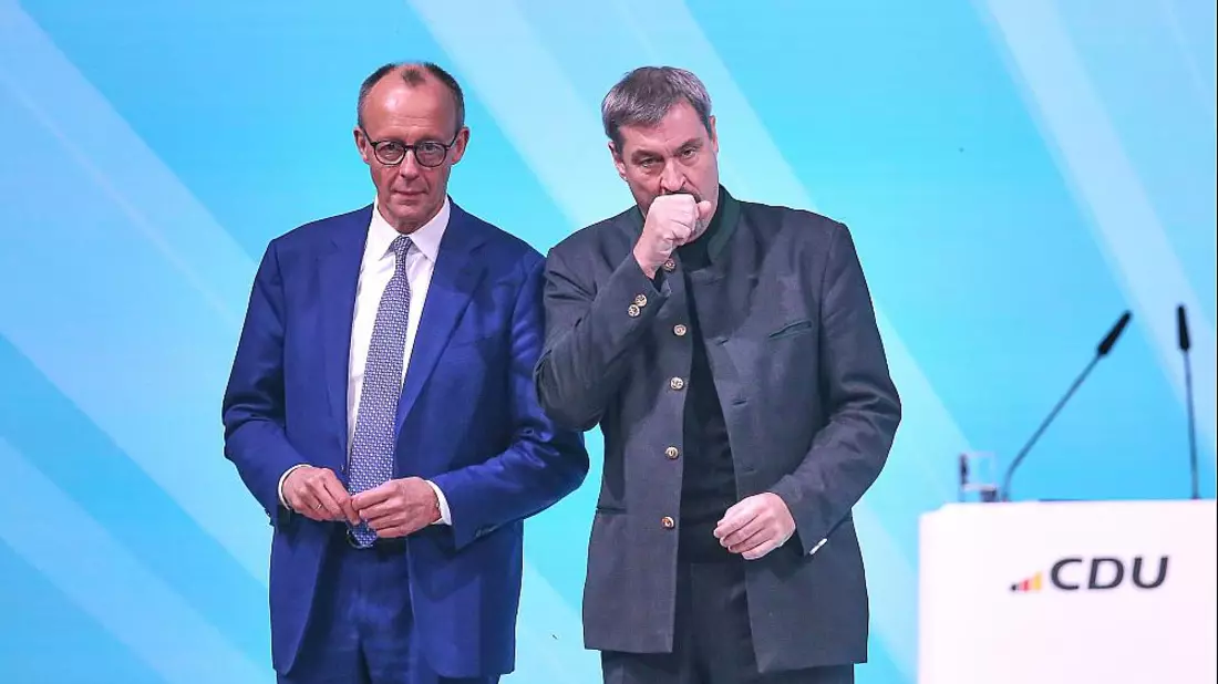 Friedrich Merz und Markus Söder (Archiv) - Bild: über dts Nachrichtenagentur
