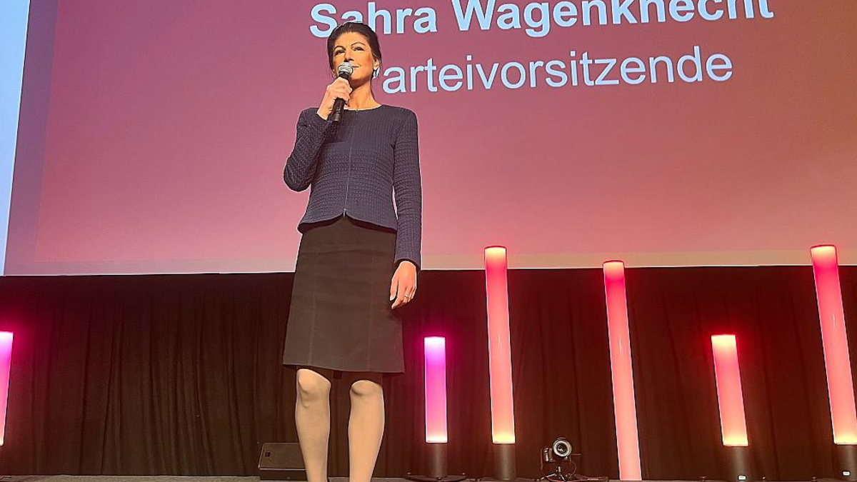 Sahra Wagenknecht am Wahlabend - Foto: über dts Nachrichtenagentur