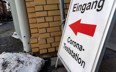 Corona-Teststation (Archiv) - Foto: über dts Nachrichtenagentur