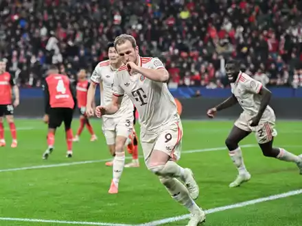 Harry Kane besiegte Bayer Leverkusen mit vier Scorerpunkten in zwei Spielen fast im Alleingang. - Foto: Fabian Strauch/dpa