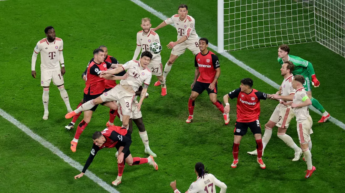 Bayer-Angriff abgewehrt: Der FC Bayern steht im Champions-League-Viertelfinale - Bild: Rolf Vennenbernd/dpa