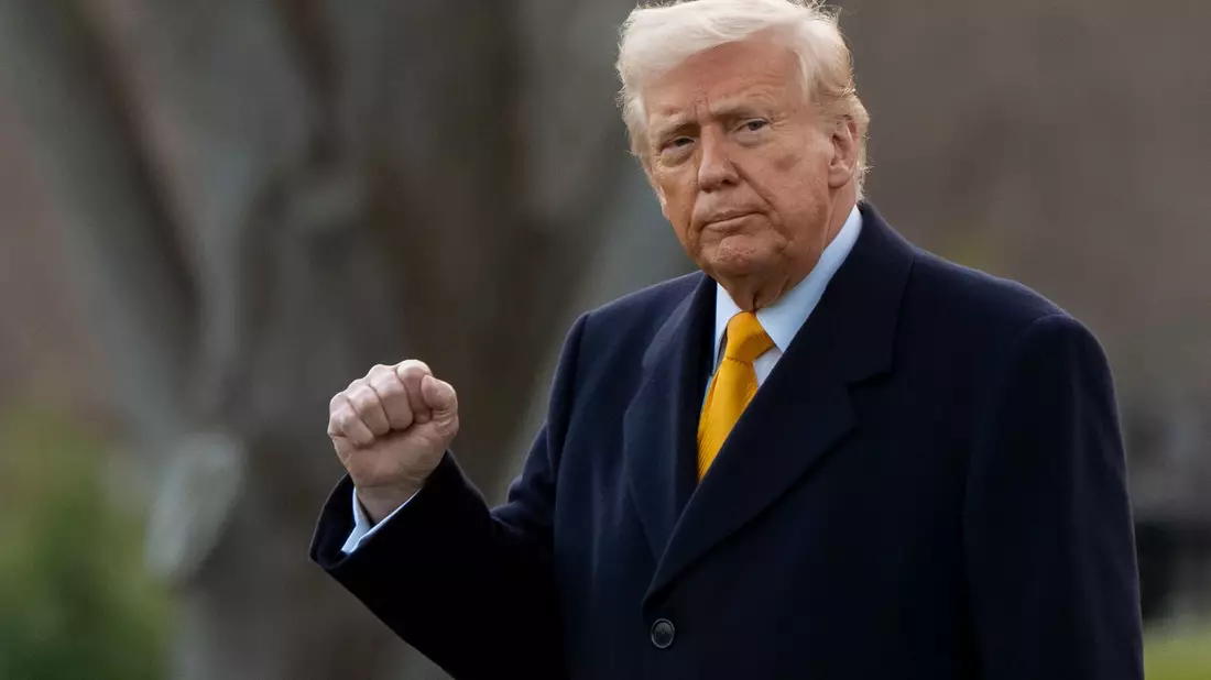 US-Präsident Trump setzt auf Zölle. (Archivbild) - Bild: Alex Brandon/AP/dpa