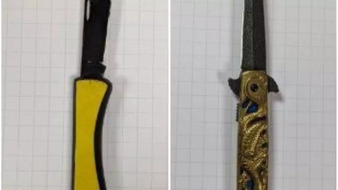 BPOL NRW: Bundespolizei stellt innerhalb 30 Minuten zwei Messer sicher - Bild: presseportal.de