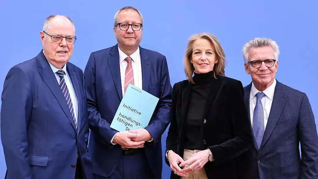 Vorstellung Zwischenbericht und Handlungsempfehlungen für eine Staatsreform am 12.03.2025 - Bild: über dts Nachrichtenagentur