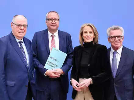Vorstellung Zwischenbericht und Handlungsempfehlungen für eine Staatsreform am 12.03.2025 - Foto: über dts Nachrichtenagentur