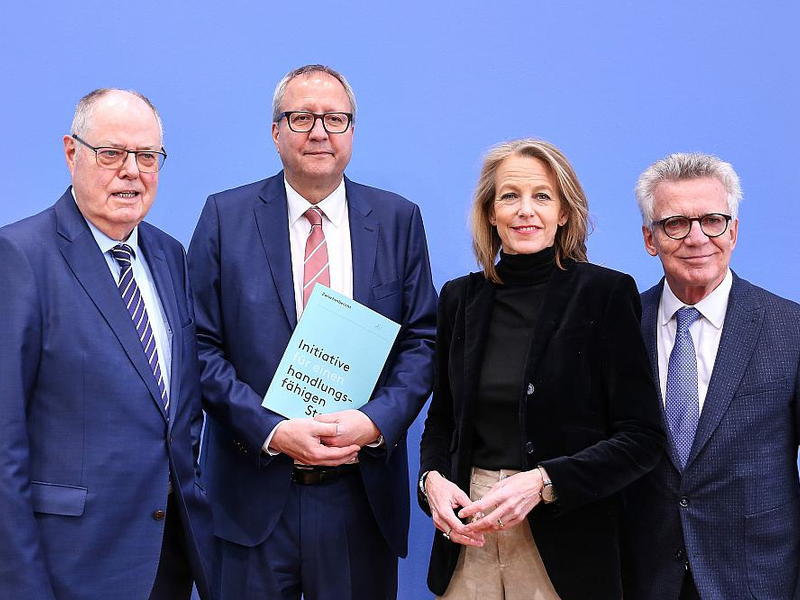 Vorstellung Zwischenbericht und Handlungsempfehlungen für eine Staatsreform am 12.03.2025 - Foto: über dts Nachrichtenagentur