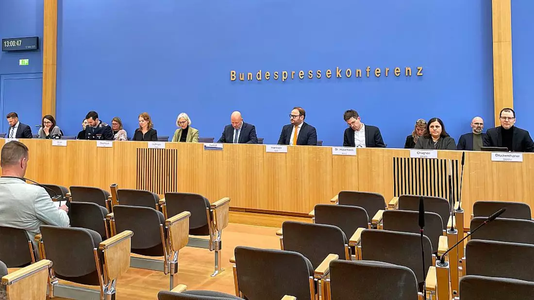 Regierungspressekonferenz am 12.03.2025 - Bild: über dts Nachrichtenagentur