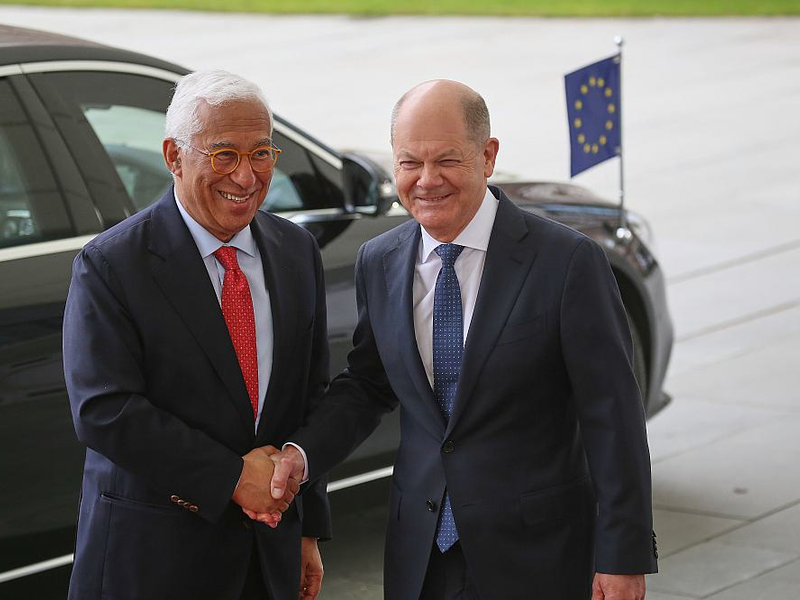 António Costa und Olaf Scholz am 12.03.2025 - Foto: über dts Nachrichtenagentur
