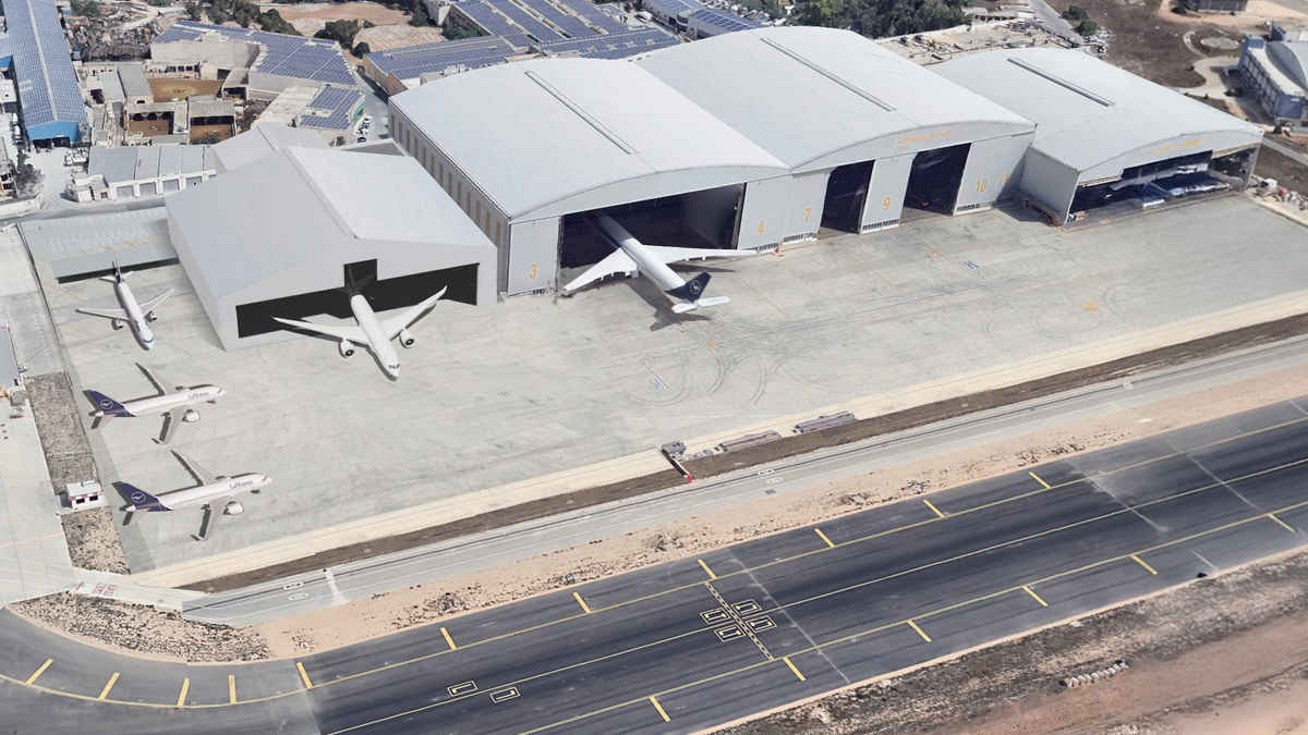 Lufthansa Technik Malta baut neuen Hangar für 787-Dreamliner-Kabinenmodifikationen - Foto: presseportal.de