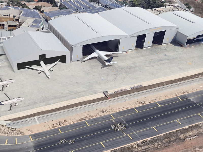Lufthansa Technik Malta baut neuen Hangar für 787-Dreamliner-Kabinenmodifikationen - Foto: presseportal.de