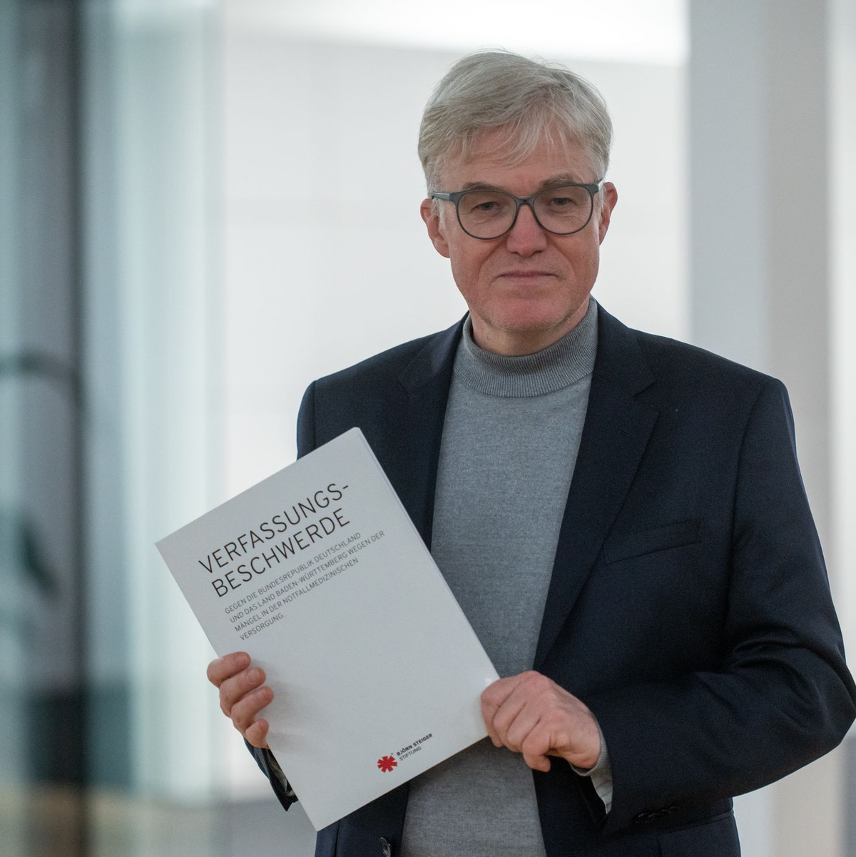 Der Präsident der Björn Steiger Stiftung, Pierre-Enric Steiger.  - Foto: Christophe Gateau/dpa