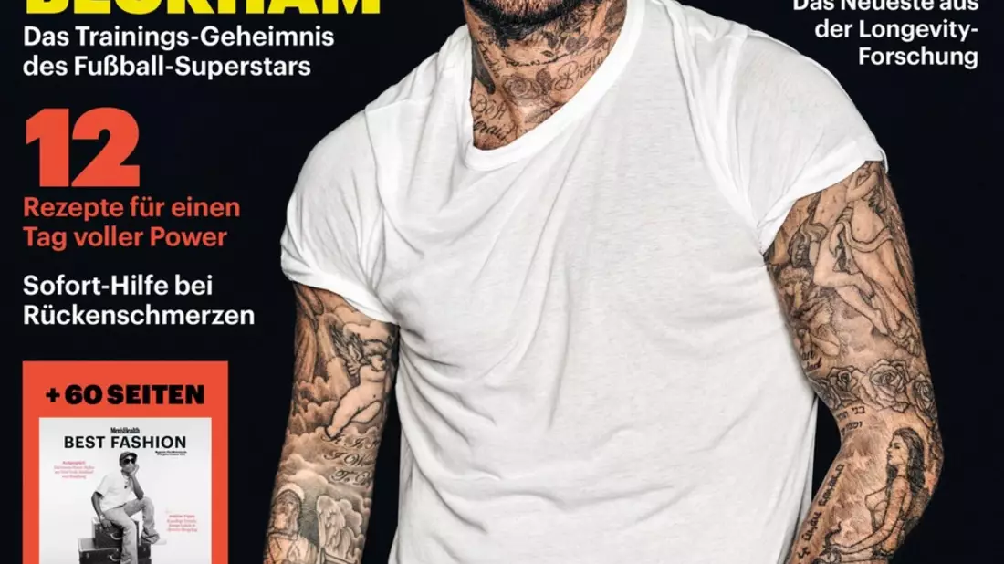 Kochen, Klimmzüge und Padel-Tennis: Mit 50 ist Fußball-Legende David Beckham fitter denn je / XXL-Ausgabe von Men's Health - Bild: presseportal.de
