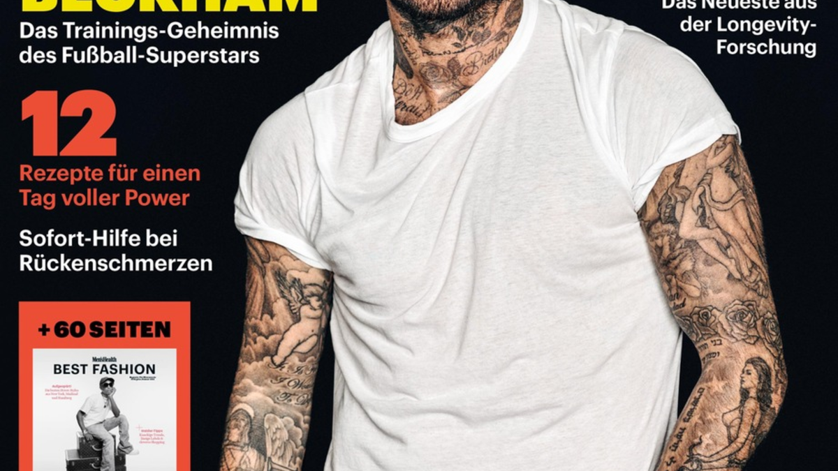 Kochen, Klimmzüge und Padel-Tennis: Mit 50 ist Fußball-Legende David Beckham fitter denn je / XXL-Ausgabe von Men's Health - Foto: presseportal.de