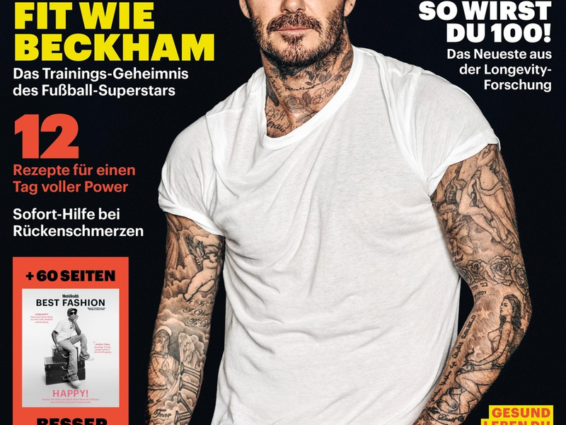 Kochen, Klimmzüge und Padel-Tennis: Mit 50 ist Fußball-Legende David Beckham fitter denn je / XXL-Ausgabe von Men's Health - Foto: presseportal.de