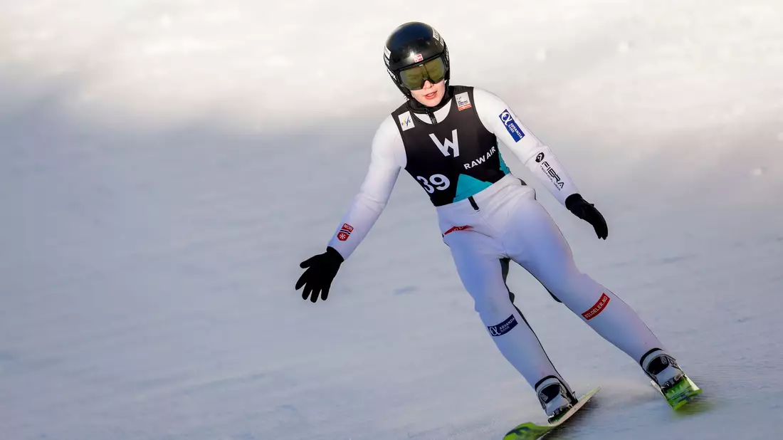 Springt weiter exzellent: Anna Odine Ström. - Bild: Terje Bendiksby/NTB/dpa