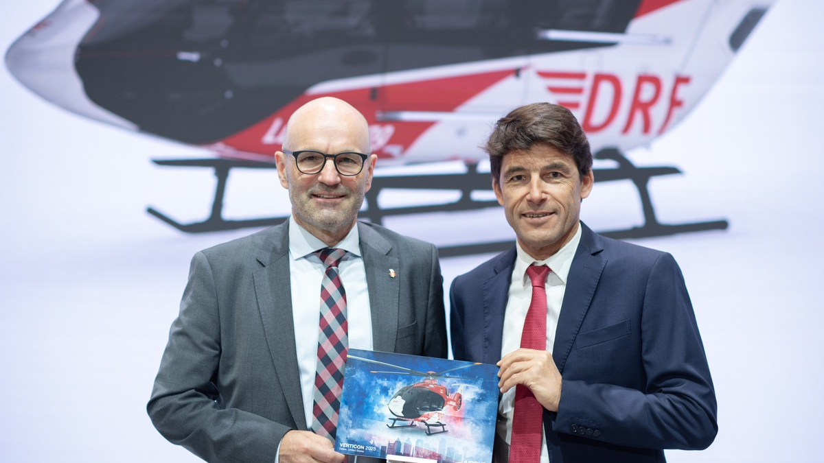 Kooperation zwischen DRF Luftrettung und Airbus Helicopter / Luftretter wollen 10 neue H140 in ihre Flotte aufnehmen - Foto: presseportal.de