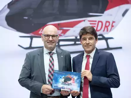 Kooperation zwischen DRF Luftrettung und Airbus Helicopter / Luftretter wollen 10 neue H140 in ihre Flotte aufnehmen - Foto: presseportal.de