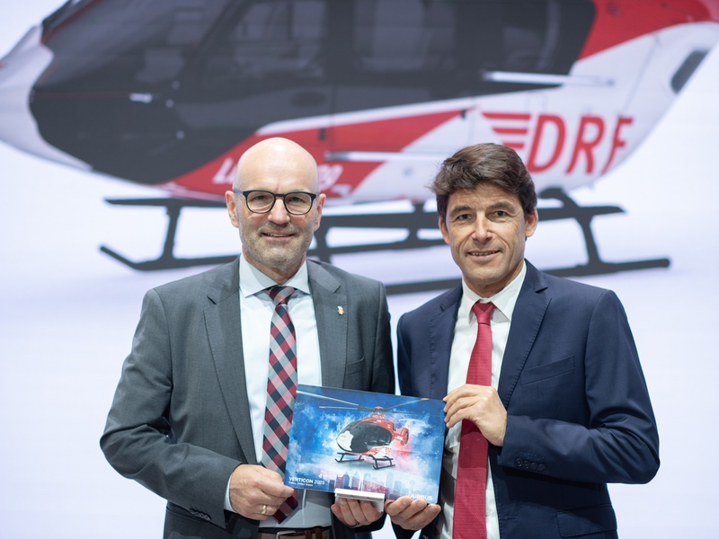 Kooperation zwischen DRF Luftrettung und Airbus Helicopter / Luftretter wollen 10 neue H140 in ihre Flotte aufnehmen - Foto: presseportal.de