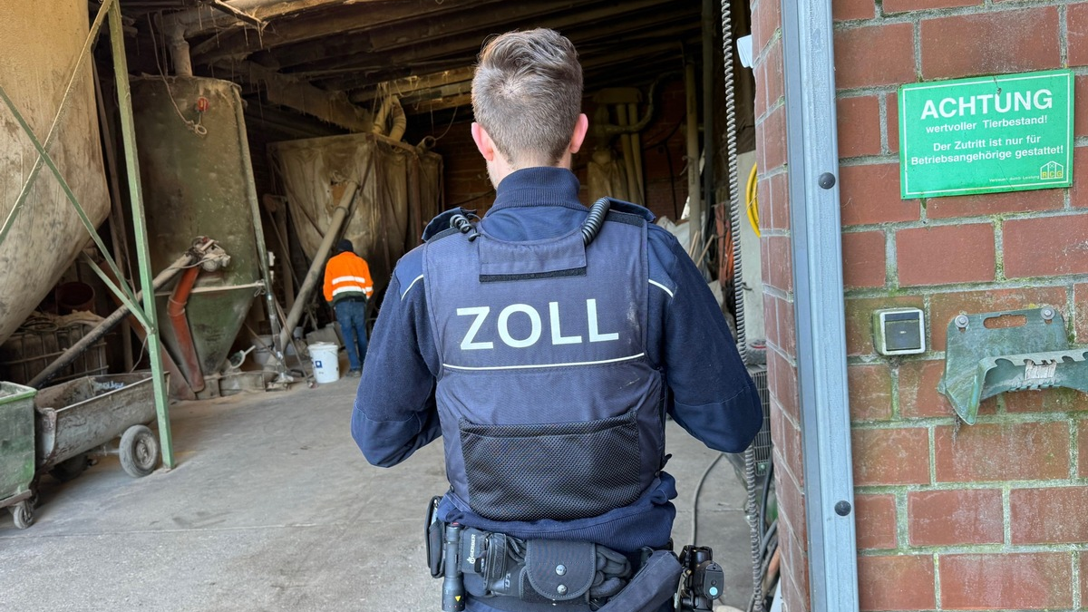 HZA-MS: Hauptzollamt Münster beteiligt sich an bundesweiter Mindestlohnprüfung Finanzkontrolle Schwarzarbeit (FKS) des Zolls am heutigen Donnerstag münsterlandweit tätig - Foto: presseportal.de