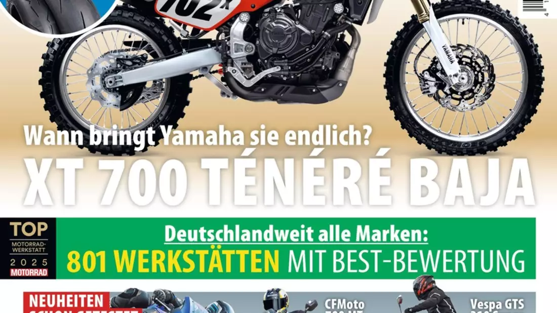 TOP Motorrad Werkstatt 2025: MOTORRAD listet die besten Werkstätten in Deutschland / Rund 3.200 Betriebe unter der Lupe - Bild: presseportal.de