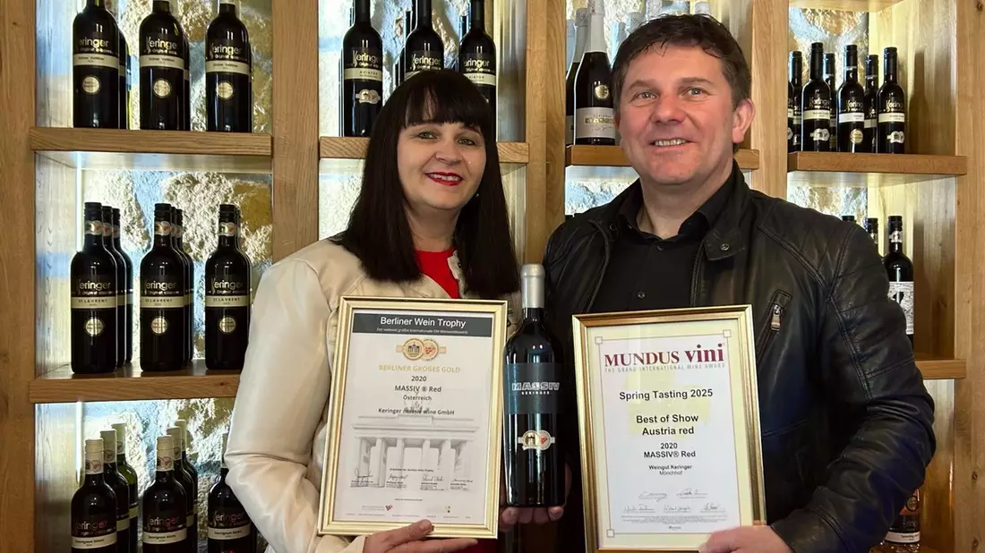 Weingut Keringer triumphiert bei Mundus vini & Berliner Wein Trophy 2025 - Bild: presseportal.de