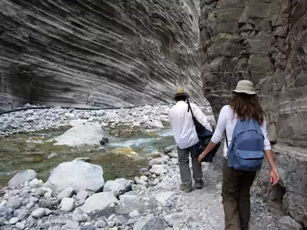 Beliebt, aber gefährlich: Samaria-Schlucht auf Kreta. (Archivbild) - Foto: Daniela David/dpa-tmn