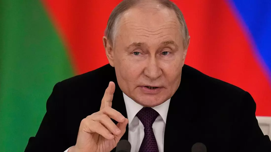Putin sagt zu einer Waffenruhe in der Ukraine klar «Ja, aber».  - Bild: Alexander Zemlianichenko/AP/dpa