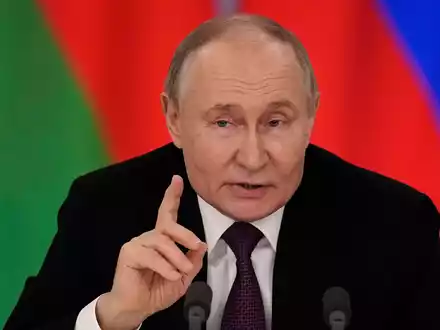 Putin sagt zu einer Waffenruhe in der Ukraine klar «Ja, aber».  - Foto: Alexander Zemlianichenko/AP/dpa