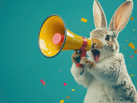 LPI-SHL: Hasen Highway - langsamer fahren sonst gibt es Ostereiernotstand! - Foto: presseportal.de