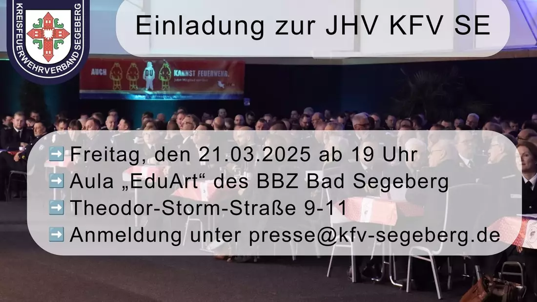 FW-SE: Einladung für Vertreterinnen und Vertreter der Presse zur Jahreshauptversammlung - Bild: presseportal.de