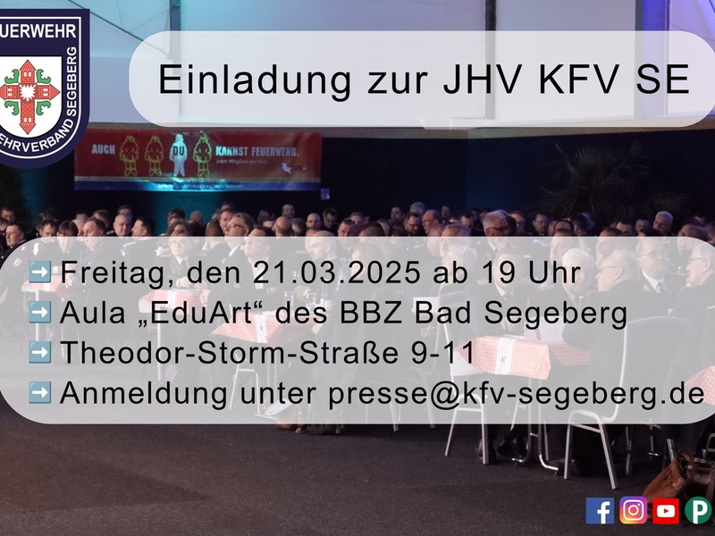 FW-SE: Einladung für Vertreterinnen und Vertreter der Presse zur Jahreshauptversammlung - Foto: presseportal.de